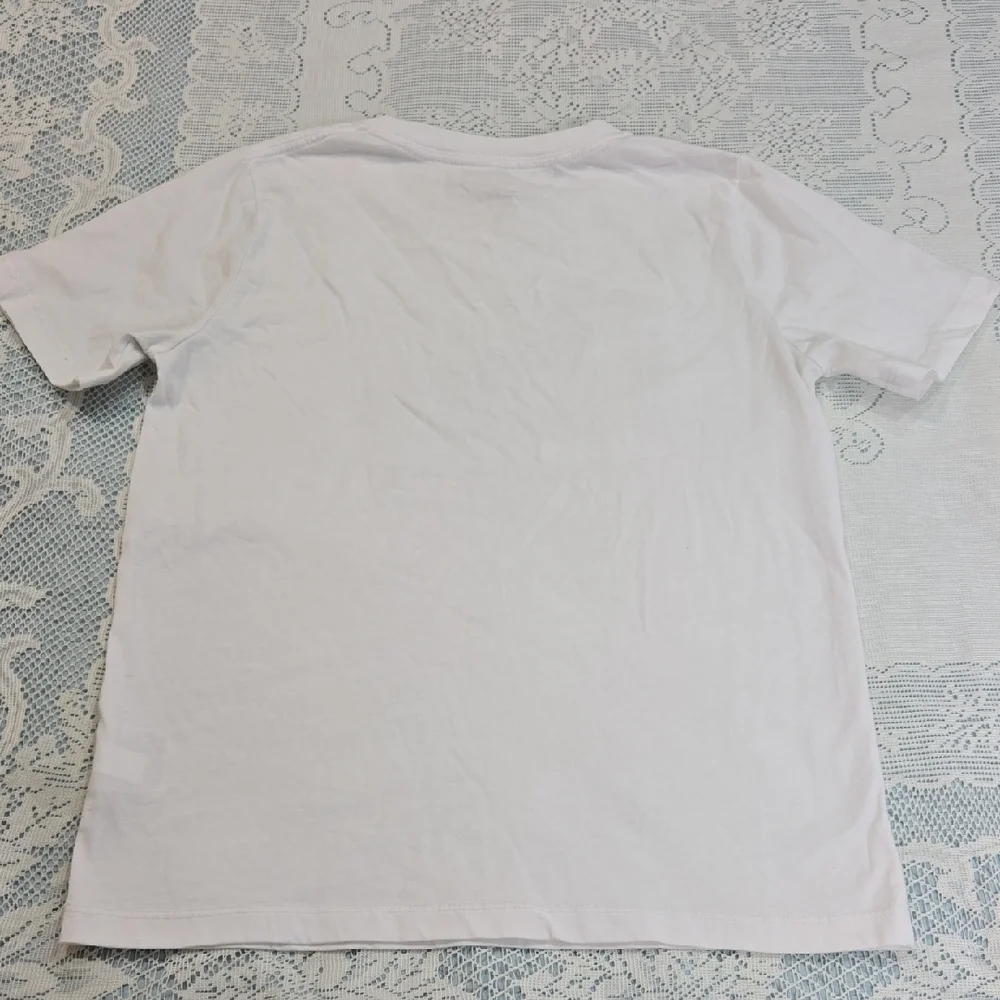 Converse White Tee with Red Graphic Sz S